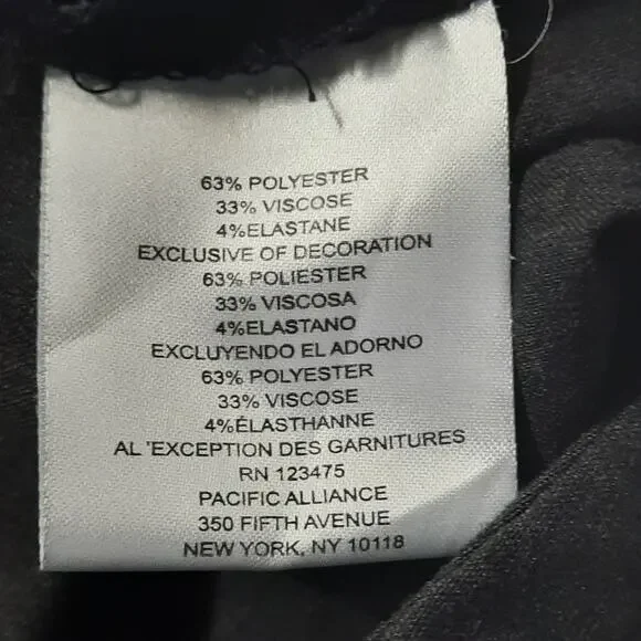 Ellen Tracy Women's Pants Size 8 Gray Dress Slacks Trousers Pockets Career Wear - Picture 6 of 7